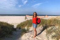Wunderschön! – Moderatorin Tamina Kallert im Osten von Wangerooge.