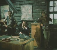 Winnetou II – Bud Forrester (Anthony Steel, m.), David "Luke" Lukas (Klaus Kinski, r.)