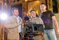 Universum: Der wilde Wald der Kaiserin – L-R: Thomas Rilk (Regie), Hubert Doppler (Kamera), Nik Kojan (Ton).