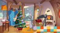 Wolf – Wolf und Wolfine freuen sich auf Weihnachten.