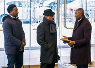 God Friended Me – (v.li.): Brandon Micheal Hall (Miles Finer), Joe Morton (Arthur Finer), Carl Lumbly (Alphonse).