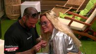 Forsthaus Rampensau Germany – Diogo Sangre (l.); Gina-Lisa Lohfink (r.)