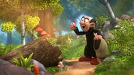 Die Schlümpfe – Papa Schlumpf gerät in die Fänge von Gargamel.