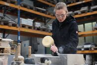 Comeback des Handwerks – Helena Reppin will den elterlichen Marmorbetrieb bald übernehmen.