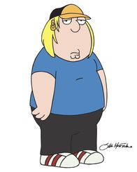 Family Guy – Chris ist das Ebenbild seines Vaters: leicht übergewichtig und von dümmlicher Gutmütigkeit.