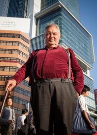 Der große Sommer – Schweizer Volksschauspieler Mathias Gnädinger steht für seinen letzten Film «Der grosse Sommer» in Japan vor der Kamera