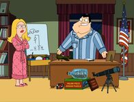 American Dad! – L-R: Francine, Stan