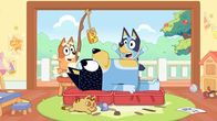 Bluey – L-R: Bingo, Bandit, Bluey