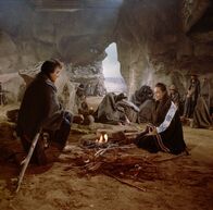 Cheyenne – Dolores del Rio (L'Espagnole) et Gilbert Roland (Dull Knife) dans "Les Cheyennes" de John Ford (1964)