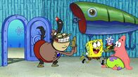 SpongeBob Schwammkopf – L-R: Bubble Bass, SpongeBob, Patrick