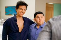 Modern Family – L-R: Javier Delgado (Benjamin Bratt), Manny Delgado (Rico Rodriguez)