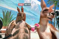 Athleticus – Die Schildkröte versucht sich als Sport-Influencerin – und wird dabei ständig vom Känguru unterbrochen.