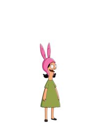 Bob's Burgers – (4. Staffel) - Louise ist die jüngste Tochter der Familie. Sie trägt immer eine pinkfarbene Mütze mit Hasenohren und macht es ihren Eltern, genauso wie ihre Geschwister, nicht immer leicht ...