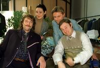 MA 2412 – (v.li.) Alfred Dorfer (Herr Weber), Andrea Händler (Redakteurin), Florian Scheuba (Karl Heinz), Roland Düringer (Ing. Breitfuß).
