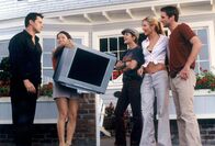 Drei Engel für Charlie - Volle Power – L-R: Matt LeBlanc als Jason, Lucy Liu als Alex Munday, Drew Barrymore als Dylan Sanders, Cameron Diaz als Natalie Cook, Luke Wilson als Pete