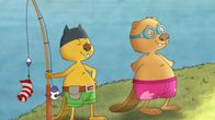 Der kleine Rabe Socke – Die Biberbrüder haben die Ringelsocke geklaut.