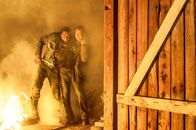 Der Bergdoktor – (v.li.) Heiko Ruprecht (Hans Gruber), Martin Feifel (Arthur Distelmeier).