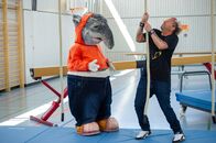 TanzAlarm – Tom mit TanzTapir in der Turnhalle