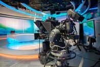 SWR Aktuell Rheinland-Pfalz – TV NEWS-Fernsehstudio mit Kamera und Licht