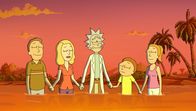 Rick and Morty – v.li.: Jerry, Beth, Rick, Morty, Summer