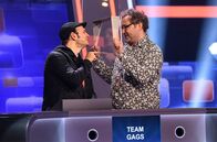 Quizduell-Olymp – Die Kandidaten des Teams "Gags": Die Comedians Kaya Yanar (l.) und Paul Panzer (r.).
