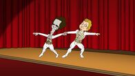 American Dad! – Roger (l.); Jeff Fischer (r.)