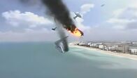 Mayday - Alarm im Cockpit – CGI-BILD: Der Flügel bricht während Flug 101 ab.(Photo Credit: Cineflix 2009)