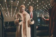 The Apprentice - The Trump Story – Ivana Trump (Maria Bakalova), Donald Trump (Sebastian Stan)