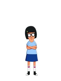 Bob's Burgers – (2. Staffel) - Tina ist das älteste der drei Kinder. Sie ist eine Eigenbrötlerin und offensichtlich in Jimmy Junior, den Sohn des mit Bob verfeindeten Pizzeriabesitzers Jimmy Pesto Senior, verliebt.