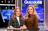 Quizduell-Olymp – Die Kandidatinnen des Teams „Musik“: Sängerin Johanna Mross (l.) und ihrer Mutter, die Musikerin Stefanie Hertel (r.).