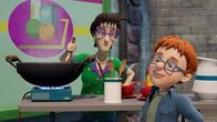 Feuerwehrmann Sam – Dilys kocht eine Suppe, um die Leute in ihren Laden zu locken.