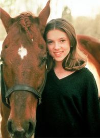 Der Pferdeflüsterer – Der Pferdeflüsterer Tierliebe: Scarlett Johansson als Grace MacLean mit ihrem Pferd Pilgrim