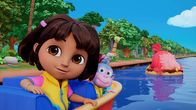 Dora – v.li.: Dora, Boots, Big Red Chicken
