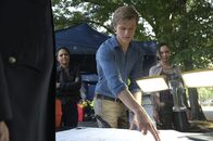 MacGyver – "Windmill + Acetone + Celluloid + Firing Pin" -- As MacGyver works quickly to rescue survivors from a collapsed building in Germany, he discovers a new safety threat -- a 1,000-pound undetonated bomb from World War II hidden beneath the rubble, on MACGYVER, Friday, Feb. 28 (8:00-9:00 PM, ET/PT) on the CBS Television Network. Pictured: Lucas Till as Angus "Mac" MacGyver, Tristin Mays as Riley Davis. Photo: Mark Hill/CBS
