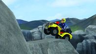 Feuerwehrmann Sam – Feuerwehrmann Sam eilt mit seinem Quad zu Hilfe.