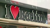 Traumweekend – Schriftzug "I love Berlin".