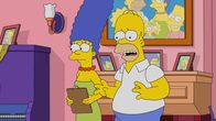 Die Simpsons – Marge (l.); Homer (r.)