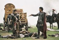 King Arthur – Lancelot (Ioan Gruffudd, hinter, l.), Arthur (Clive Owen, vorne, r.).