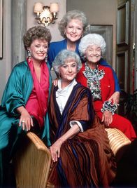Golden Girls – L-R: Blanche Devereaux (Rue McClanahan) , Rose Nylund (Betty White), Dorothy Zbornak (Bea Arthur) and Sophia Petrillo (Estelle Getty)