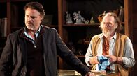 Cedar Cove – l-r: Jack Griffith (Dylan Neal), Moon (Timothy Webber)