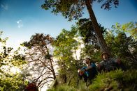 freizeit – Der Schmidt Max (links) badet im Wald. Neben ihm zeigt Coach Martin Kiem wie das Eintauchen in die Wald-Atmosphäre gelingt. Sein Motto: Nicht nichts tun, sondern Nicht tun! Das Denken parken, die Sinne öffnen. Und was weiß die Wissenschaft über die Heilkraft der Bäume...; Er kann so viel: Gestresste beruhigen, das Immunsystem stärken, den Blutdruck senken und das Herz schützen. Der Wald! Und jetzt gibt es den Wald praktisch auch auf Rezept. Der Wald als Therapeut. Waldbaden, schwören die einen, ist die pure Medizin. Die anderen sagen, spazieren gehen tut’s auch. Was ist dran am Trend-Thema Waldbaden? Welche wissenschaftlichen Erkenntnisse gibt es gesichert und was bringt ein Workshop im Wald? Der Schmidt Max hat es ausprobiert. Shinrin Yoku!; Im Wald ist es schön und erholsam - doch der Wald kann mehr. Er heilt, haben Forscher festgestellt. Was ist dran am Waldbaden und was weiß die Wissenschaft? Der Schmidt Max (rechts) und Martin Kiem (links) waren im Wald und haben es ausprobiert…