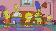 Die Simpsons – (v.l.n.r.) Bart; Homer; Lisa; Marge; Maggie