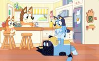 Bluey – L-R: Bingo, Chilli, Bandit und Bluey