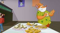 Geronimo Stilton – Effeff frisst sich satt - bei dem Käsemangel, der im Moment in Mausilia herrscht, weiß man nie, wann es wieder etwas gibt.