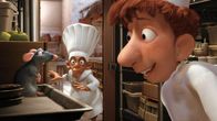 Ratatouille – L-R: Remy, Skinner, Linguini