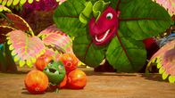 Vegesaurier – Der Rotrübensaurier möchte sein Frühstück nicht mit einem Erbs-Rex teilen.