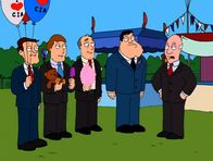 American Dad! – L-R: Jackson, John, Dick, Stan, Avery Bullock