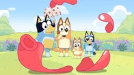 Bluey – L-R: Bandit, Chilli, Bingo, Bluey