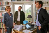 Die Rosenheim-Cops – Jacoby (Sabine Bach, l.), Stadler (Dieter Fischer, M.) and Hansen (Igor Jeftic, r.)