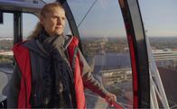 Lebenslinien – Corinna Binzer beim Dreh für die Lebenslinien auf dem Wiesenrad im Werksviertel.